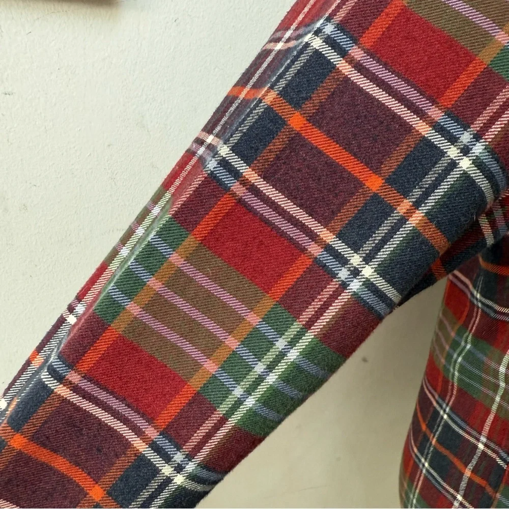 J. Crew Flannel Plaid Cotton Button Up Shirt